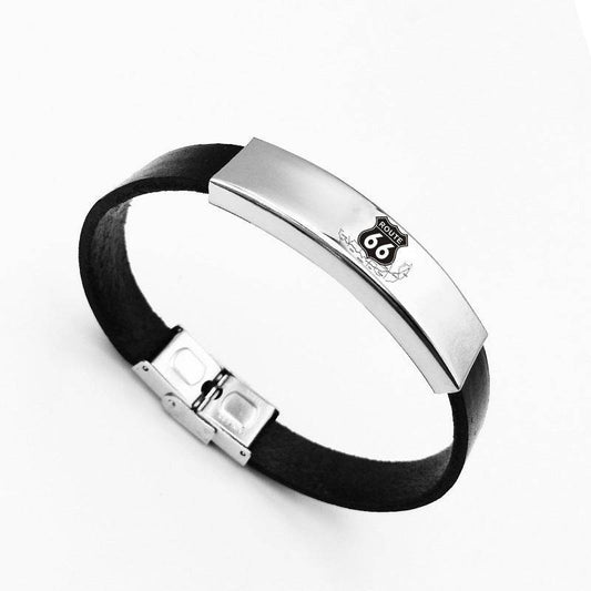 Titanium steel bangle bracelet - Mubimart