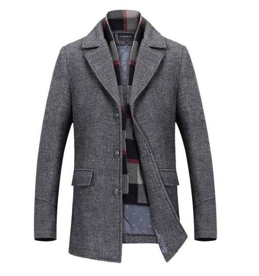 Montgomery Wool Trench Coat - Mubimart