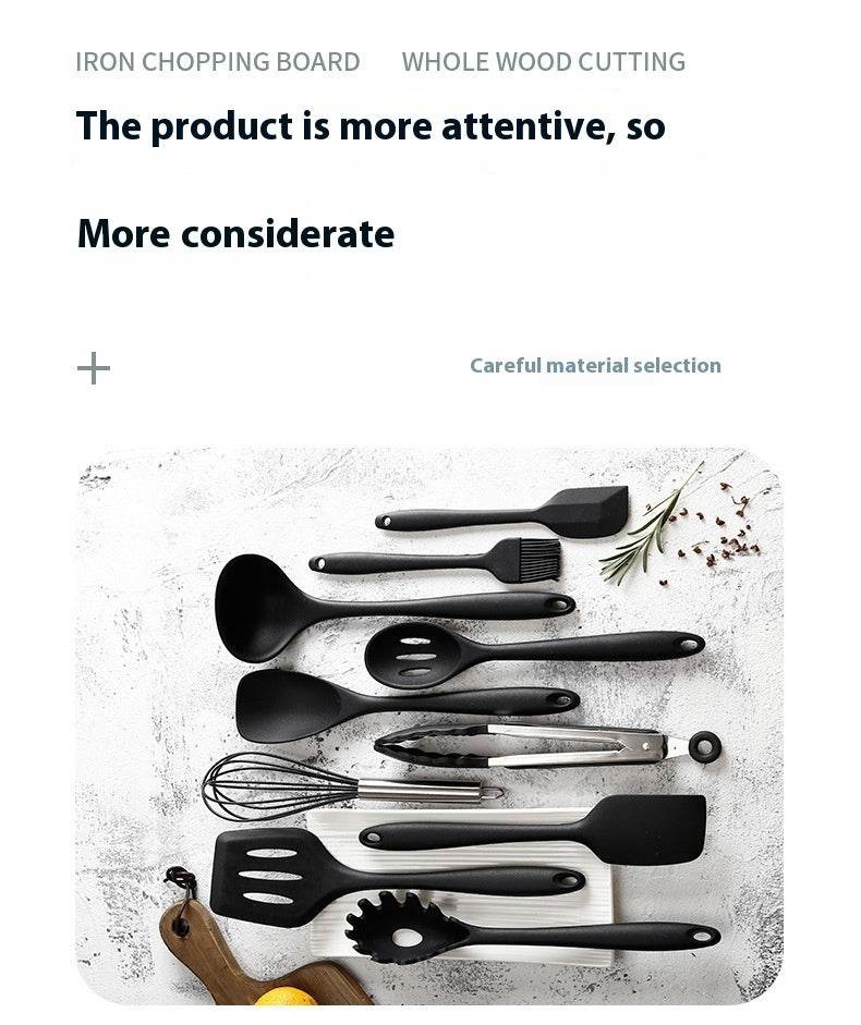 Non Stick Silicone Baking Utensils Black - Mubimart