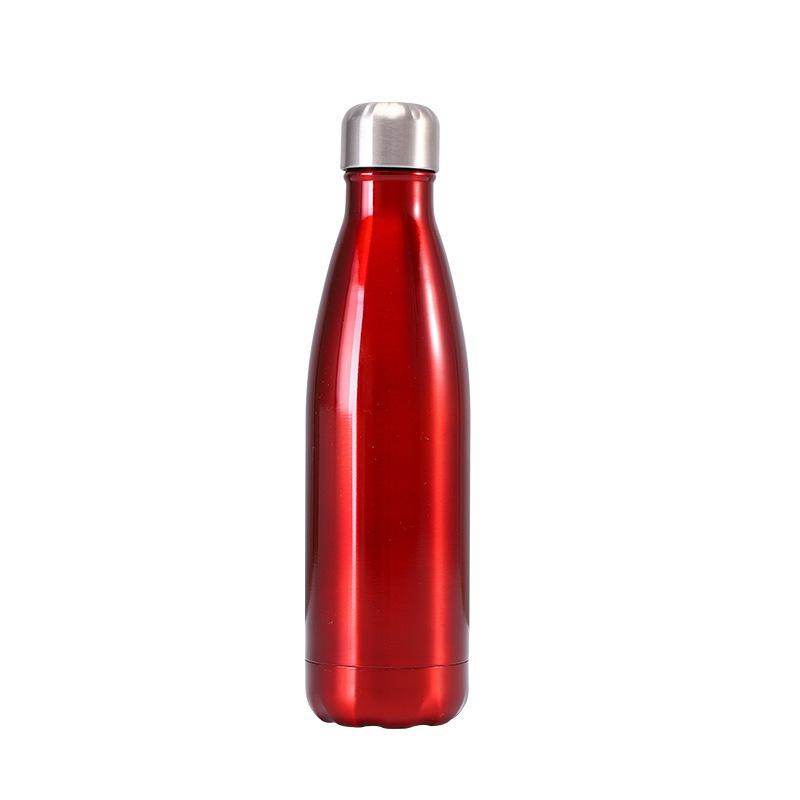 Coke Bottle Stainless Steel Vacuum Flask Bowling Cup Sports Bottle - Mubimart