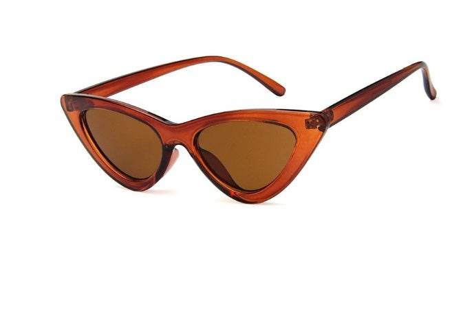 Retro Triangle Cat-eye Sunglasses - Mubimart