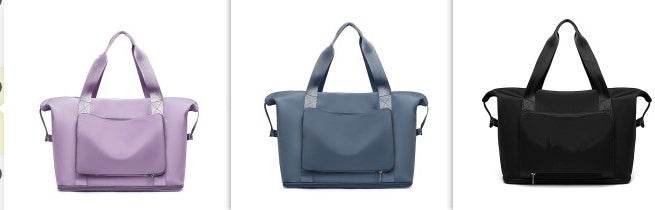 Foldable Large Capacity Women Gym Bags Shoulder Bag Women Training Travel Handle Handbag Yoga Sport Crossbody Tote Bag Women - Mubimart