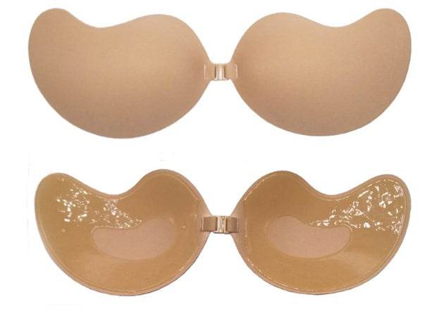 Invisible Push Up Bra Backless Strapless Bra Seamless Front Closure Bralette Underwear - Mubimart