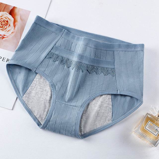 Panties For Menstruation Cotton Menstrual Panties Plus Size - Mubimart