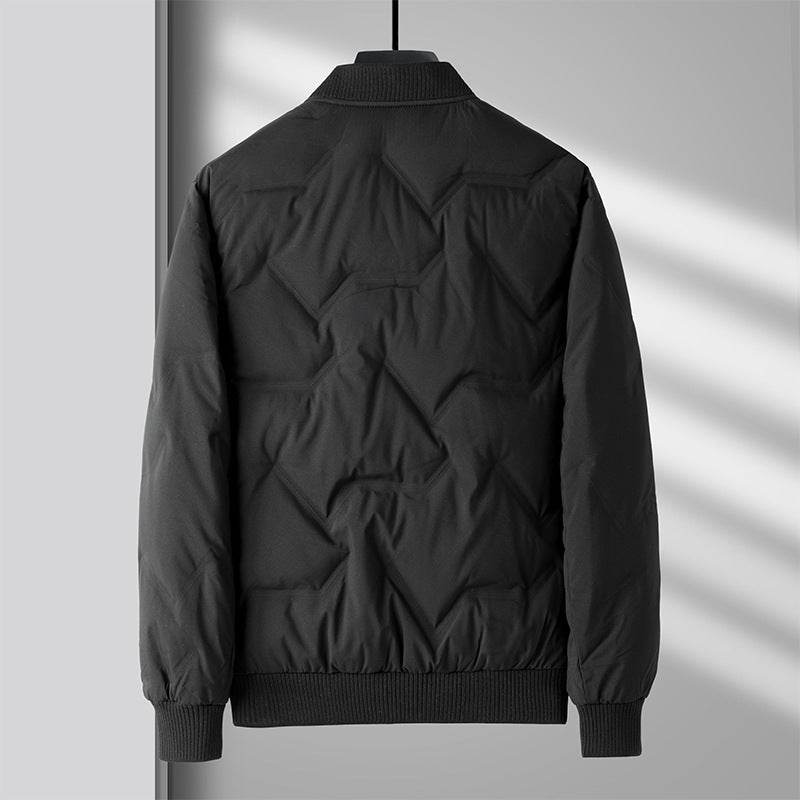 90 Duck Down Winter Men's Business Casual Light Thin Warm Down Jacket - Mubimart