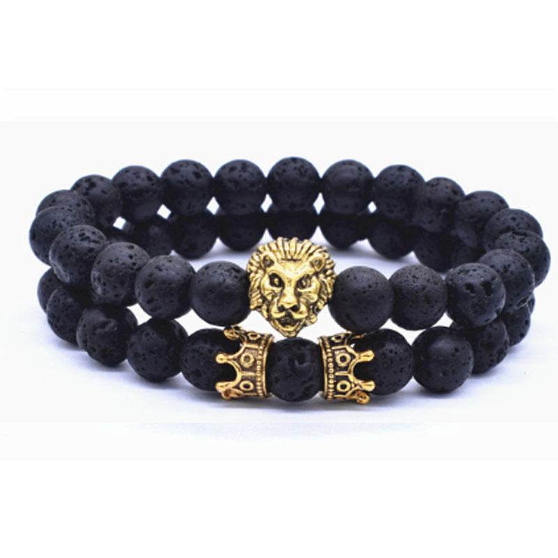 Crown charm bracelet - Mubimart