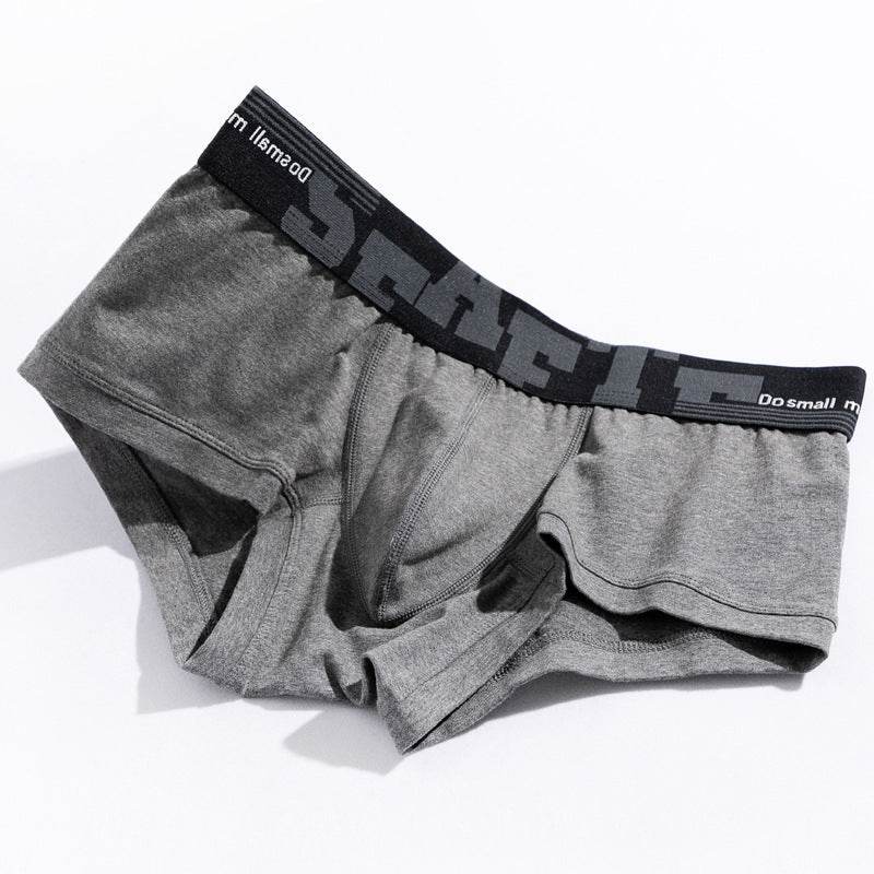 Men's Boxers Cotton Low Waist - Mubimart