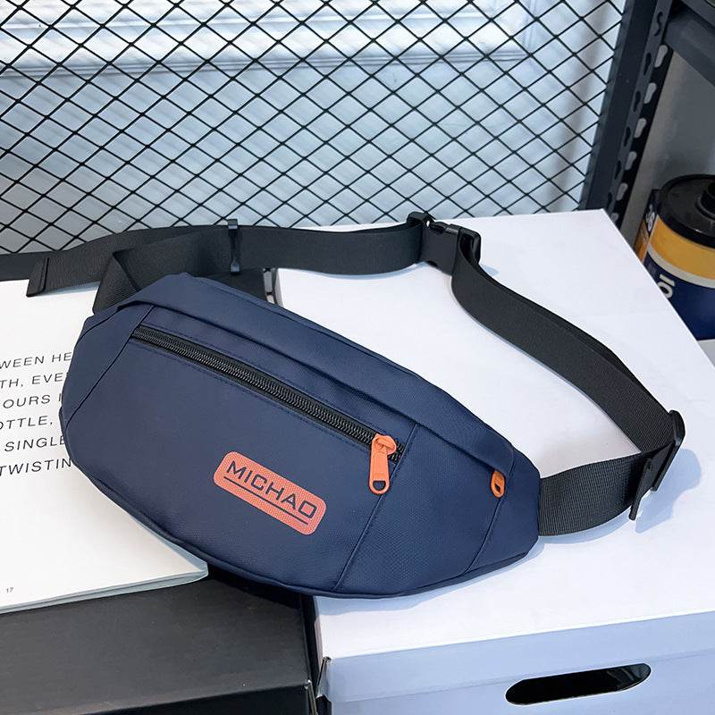 Fashion Nylon Fanny Pack Men's And Women's Same Sports And Leisure Messenger Bag - Mubimart