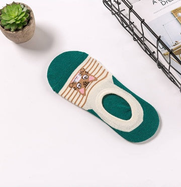 Summer CAT Warm Comfortable Cotton Girl Women's Socks Ankle Low Female - Mubimart -  