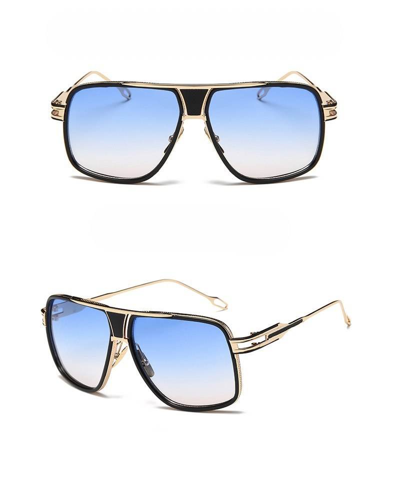Sunglasses Men Brand Designer Sun Glasses Driving Oculos De Sol Masculino Grandmaster Square Sunglass - Mubimart