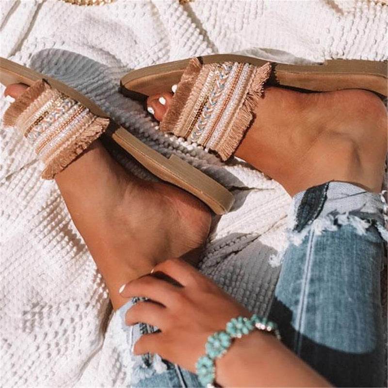 Women's flat sandals - Mubimart