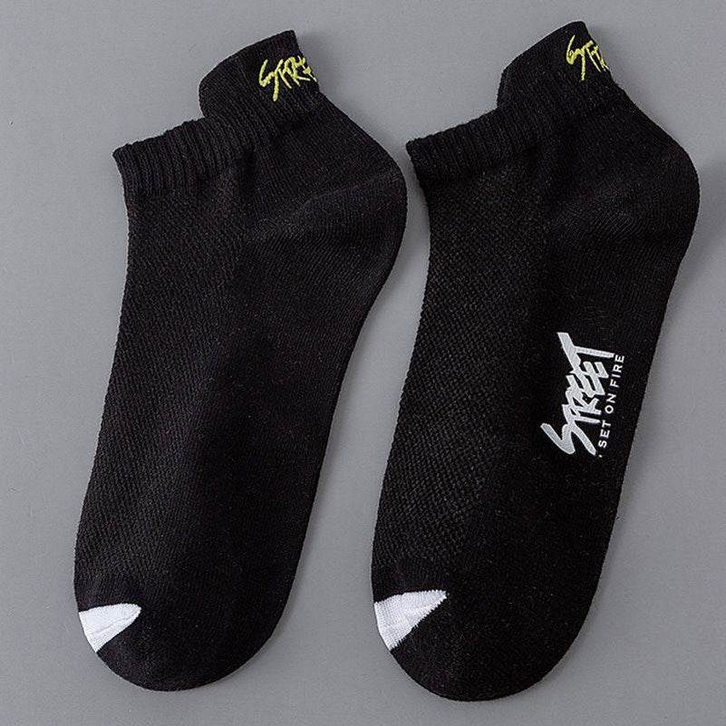 Thin Deodorant Low-top Mesh Style For Sports Sweat-proof Socks - Mubimart