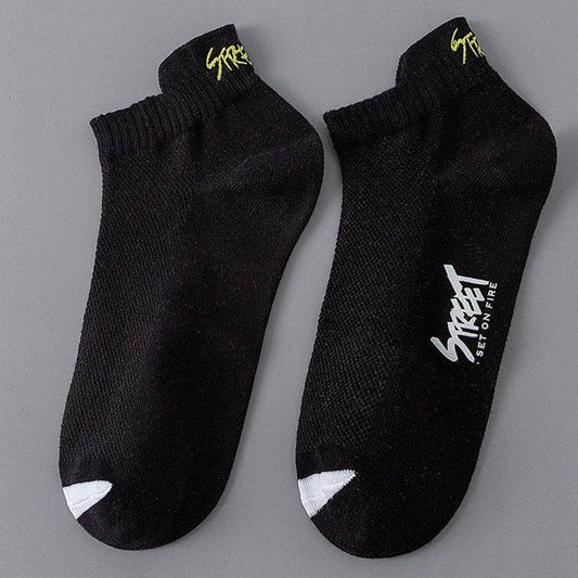 Thin Deodorant Low-top Mesh Style For Sports Sweat-proof Socks - Mubimart