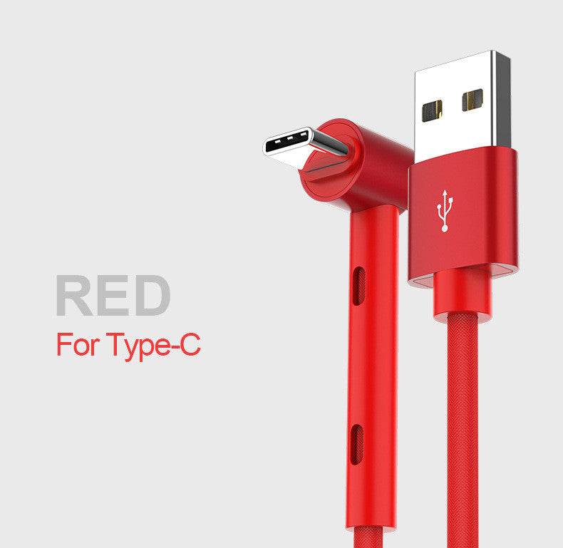 curved phone charging cable - Mubimart