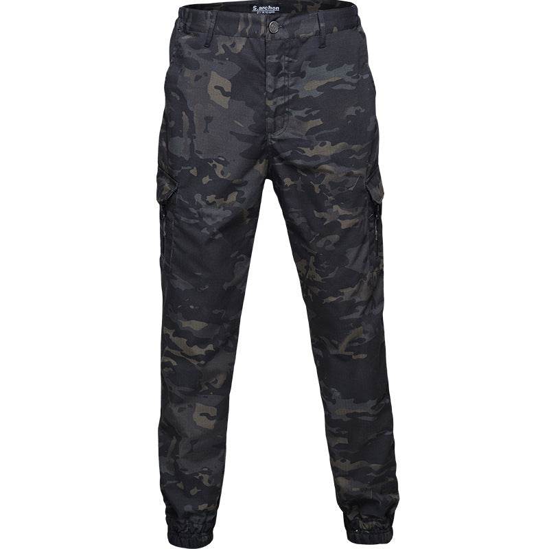 Camouflage cargo casual pants - Mubimart