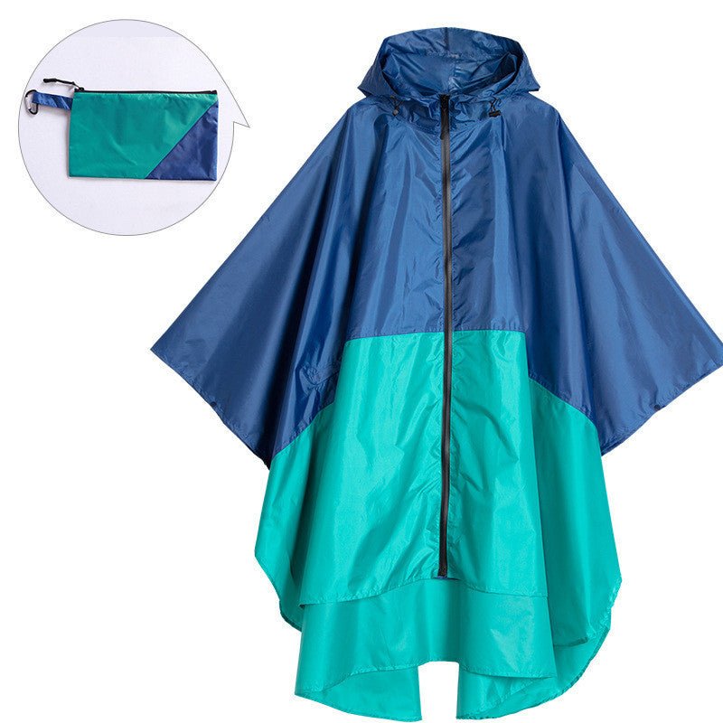 Cape stitched raincoat