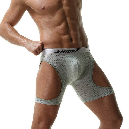 Men's sports underwear men ice silk - Mubimart