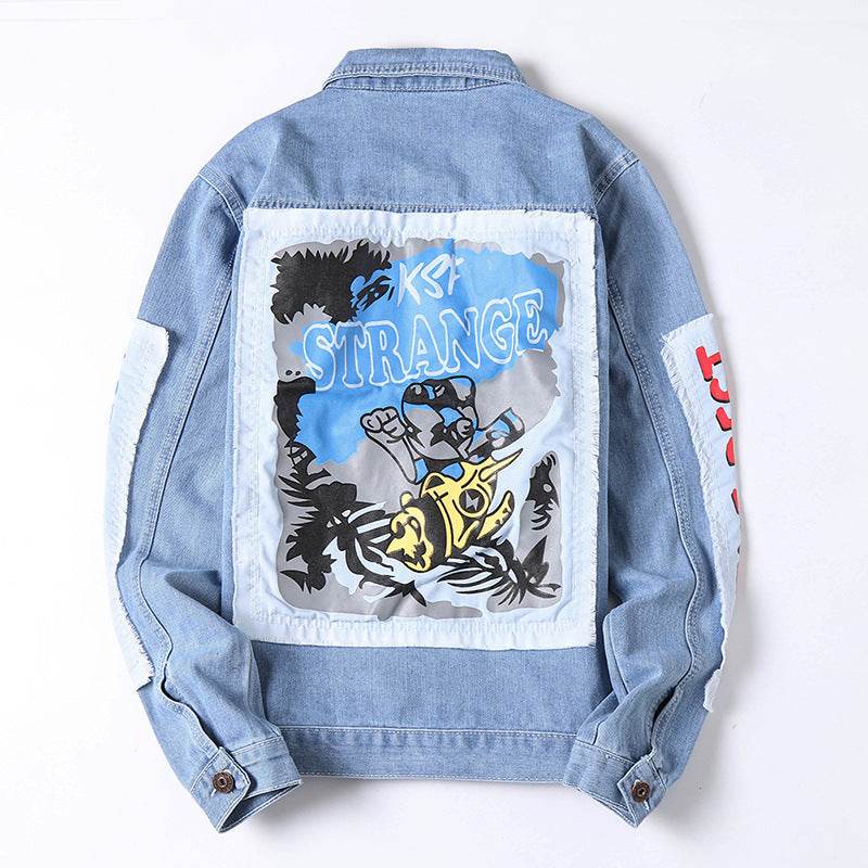 Men's denim jacket - Mubimart