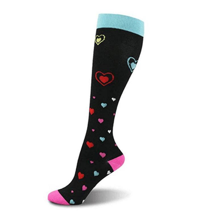 Jacquard Compression Socks, Running Basketball Sports Socks - Mubimart