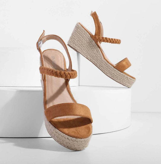 Summer new wedge heel waterproof sandals - Mubimart