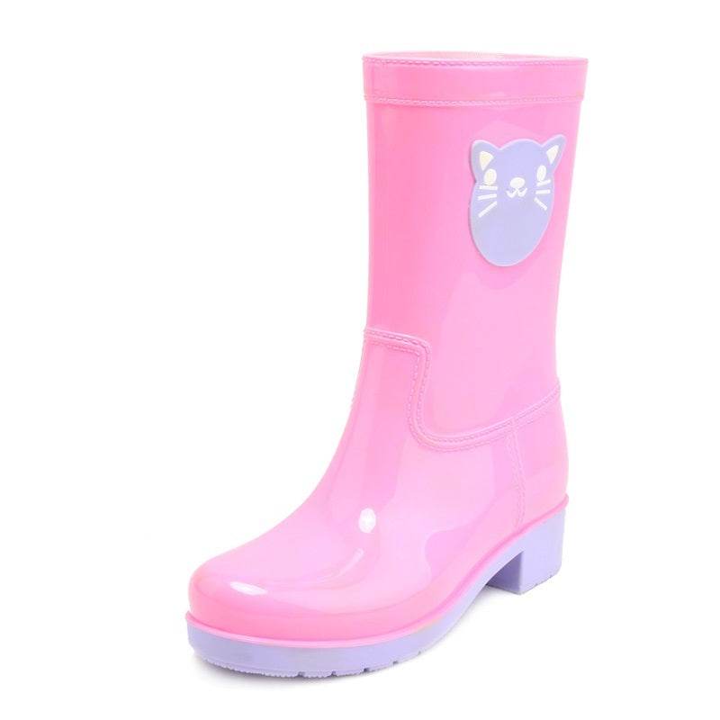Rubber shoes rain boots - Mubimart