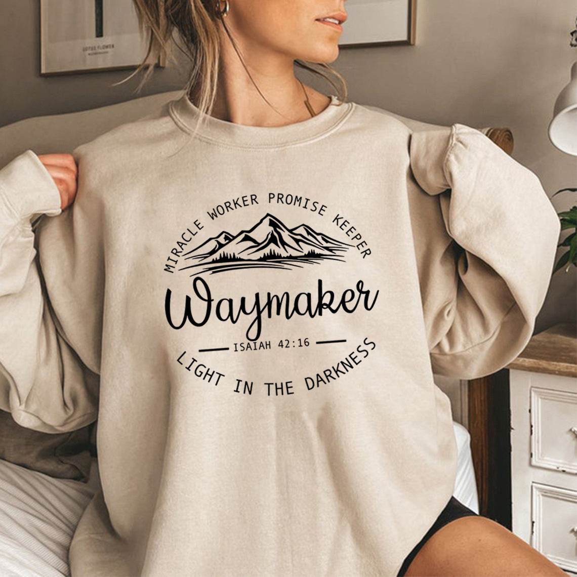 Sweatshirt Christian Crewneck Sweatshirts Bible Ver - Mubimart