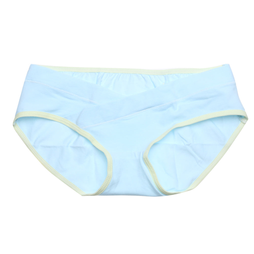 Soft Cotton Belly Support Panties for Pregnant Women Maternity Underwear Breathable V-Shaped Low Waist Panty - Mubimart -  