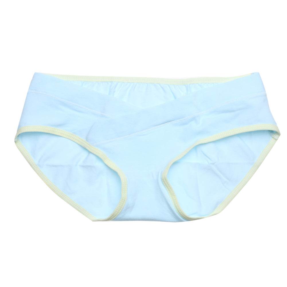 Soft Cotton Belly Support Panties for Pregnant Women Maternity Underwear Breathable V-Shaped Low Waist Panty - Mubimart