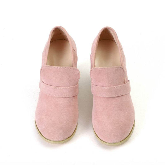 Frosted Chunky Booties - Mubimart