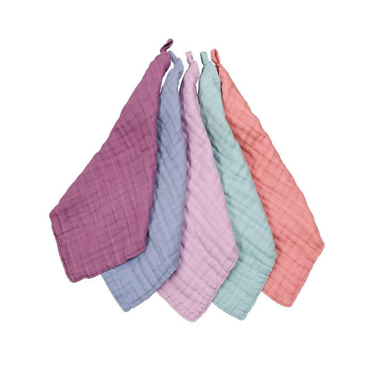 Four-layer Bamboo Fiber Saliva Towel Baby Burp Water-absorbing Bib Can Be Hung - Mubimart