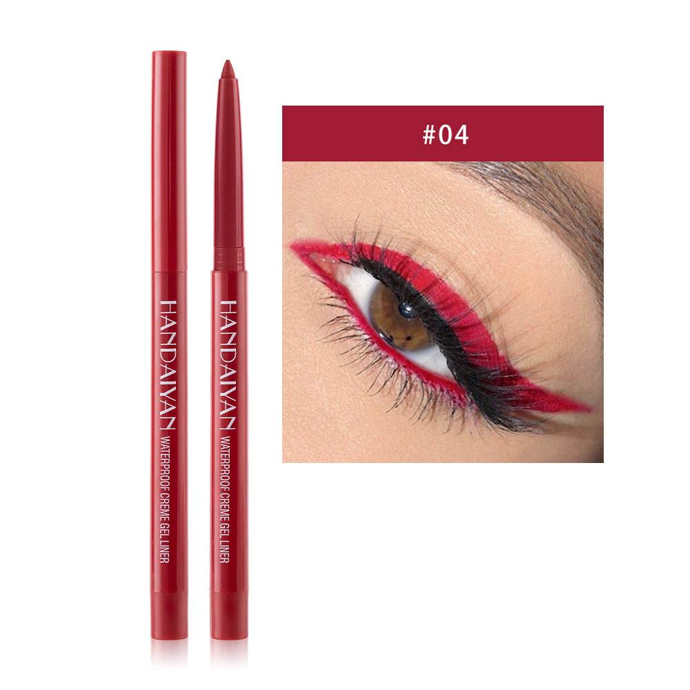 20 Color Cat Eye Makeup Waterproof Neon Colorful Liquid Eyeliner Pen Make Up Comestics Long-lasting Black Eye Liner Pencil - Mubimart