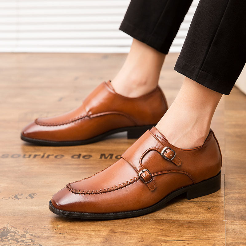 Men's British retro dress shoes