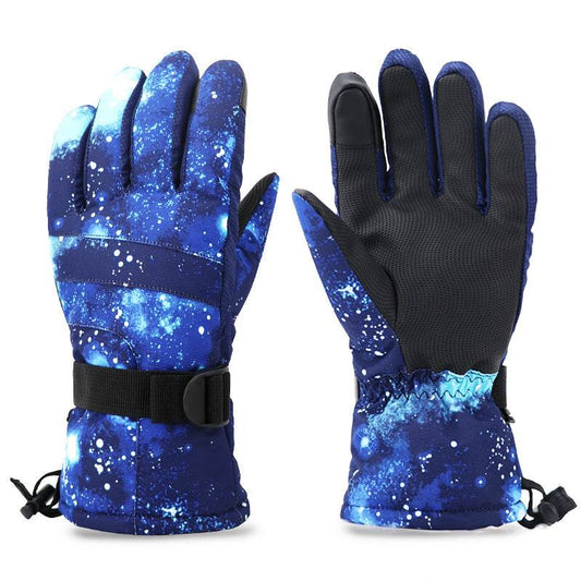 Warm Ski Gloves For Men And Women With Touch Screen Waterproof Riding In Winter - Mubimart