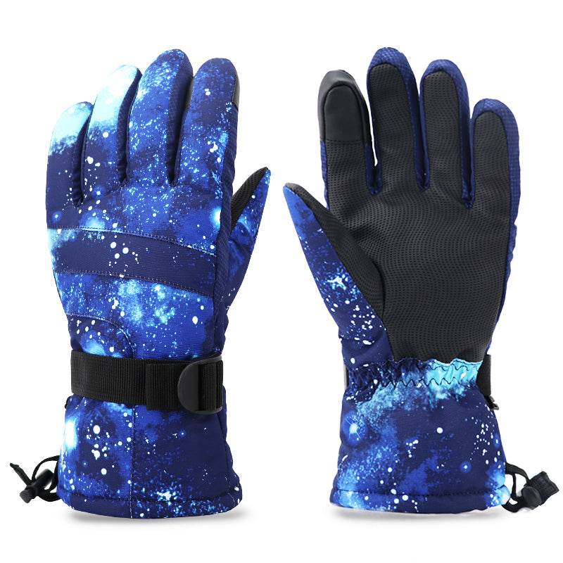 Warm Ski Gloves For Men And Women With Touch Screen Waterproof Riding In Winter - Mubimart