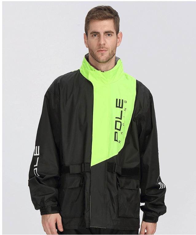Outdoor adult raincoat set - Mubimart