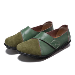 Dames Loafers Patchwork Zachte Zool Platte Schoenen