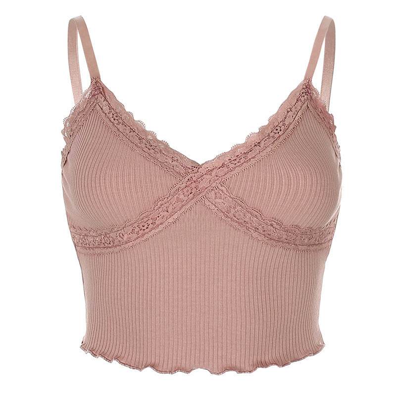 Stitching camisole - Mubimart