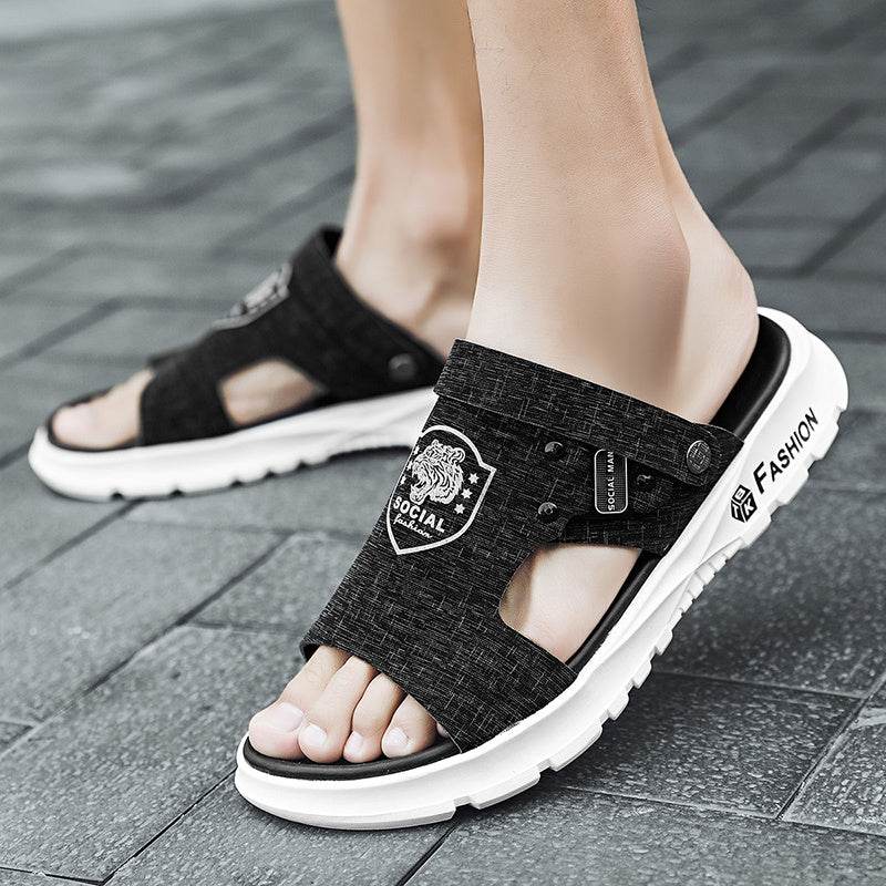 Waterproof Leather Sandals For Men - Mubimart