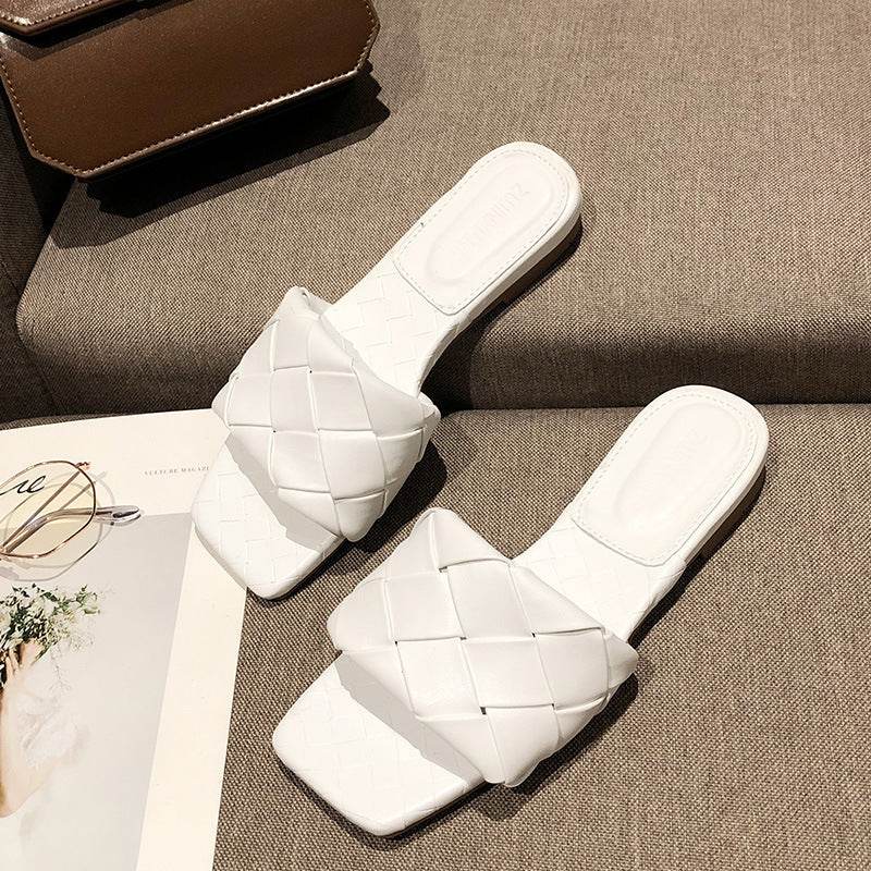 Flat woven mules - Mubimart