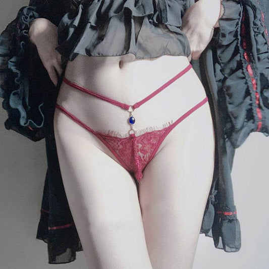 Hollowed-out gem Thong - Mubimart