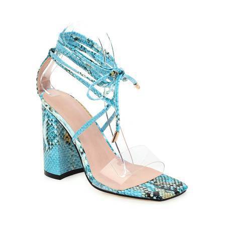 Strappy Heel Sandals - Mubimart