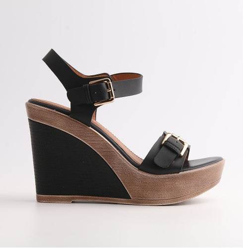 High heel wedge sandals - Mubimart