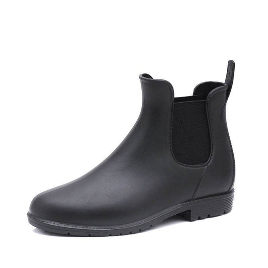Tight rain boots Martin boots rain boots - Mubimart
