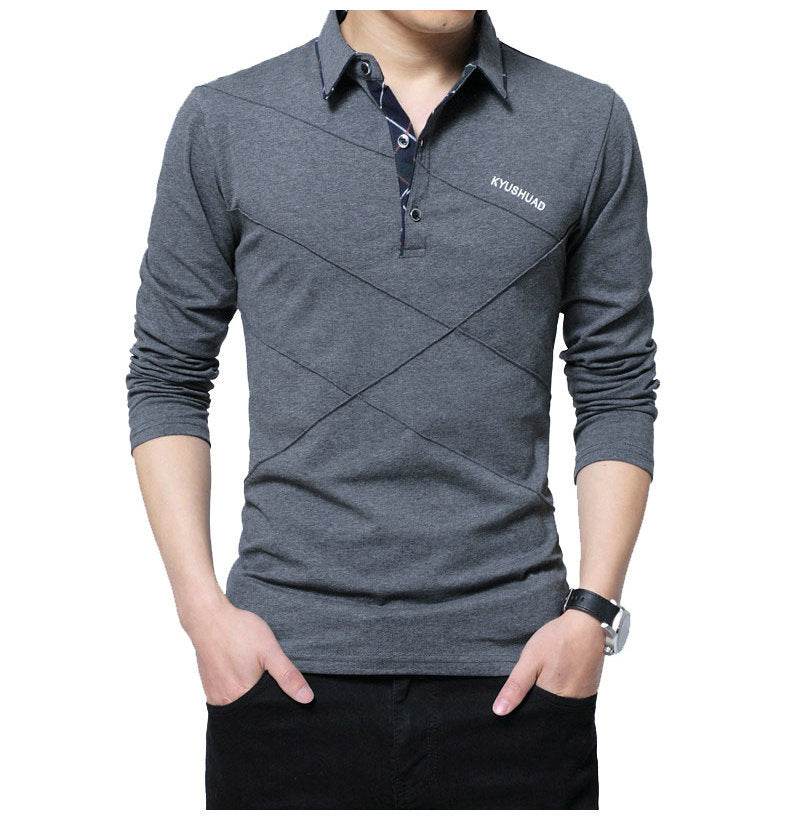 Korean style POLO shirt - Mubimart