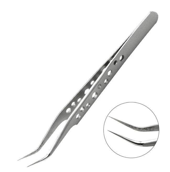 Stainless steel camera elbow DIY tweezers - Mubimart