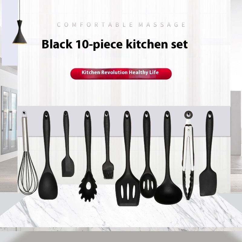 Non Stick Silicone Baking Utensils Black - Mubimart