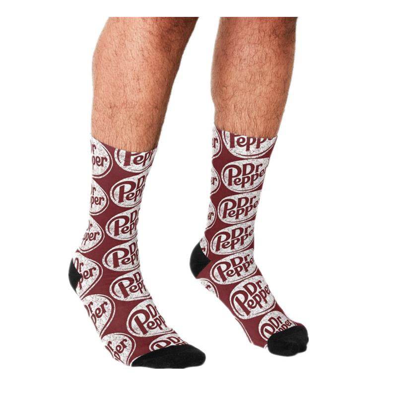 Men's Cartoon Unique Europe And America Cross Border Athletic Socks Digital Printing Lovers' Socks - Mubimart