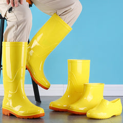 Labor Insurance Work White Sanitary Rain Boots