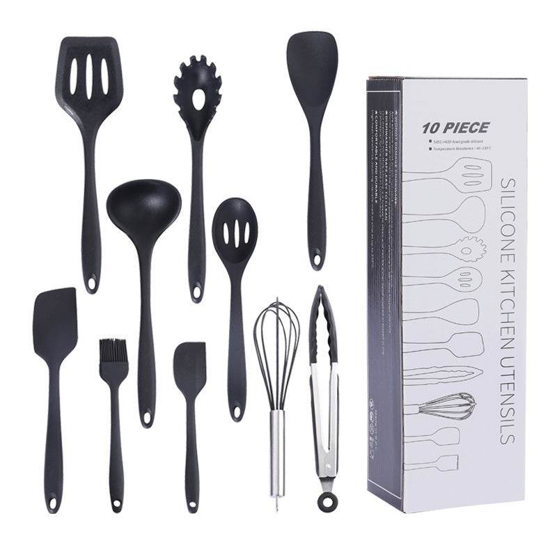 Non Stick Silicone Baking Utensils Black - Mubimart