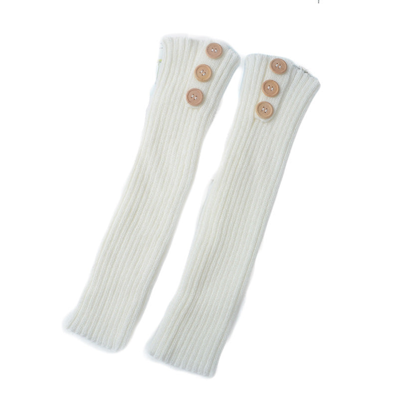 Knitted Warm Daytime Wool Leggings Knee High Socks - Mubimart -  